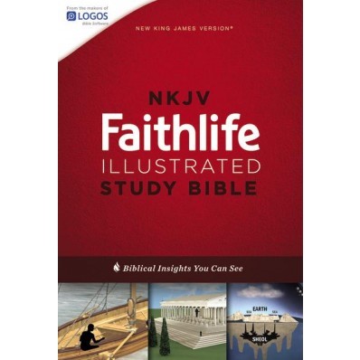 NKJV Faithlife Illustrated Study Bible, Red Letter Edition (Hard Cover)