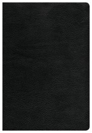 CSB Giant Print Reference Bible, Black Genuine Leather (Genuine Leather)
