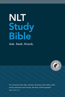 NLT Study Bible, Blue Cloth, Indexed (Hard Cover)