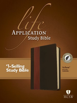 HCSB Life Application Study Bible Brown/Tan, Indexed (Imitation Leather)