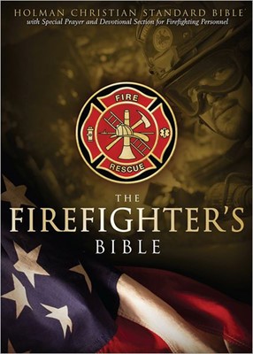 HCSB Firefighter’s Bible, Red Leathertouch (Imitation Leather)