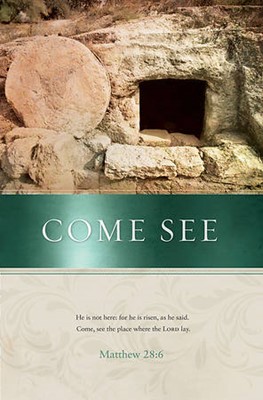Easter Come And See Bulletin (Pack of 100) (Bulletin)