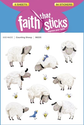 Counting Sheep - Faith That Sticks Stickers (Stickers)