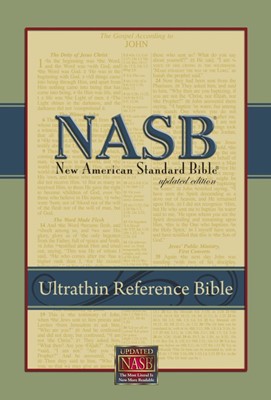 NASB Ultrathin Reference Bible (Bonded Leather)