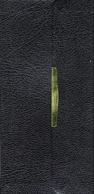 KJV Checkbook Bible With Flap, Black (Bonded Leather)
