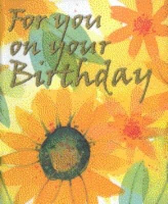 For You On Your Birthday (Hard Cover)
