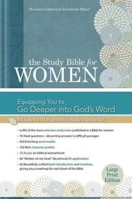 HCSB Study Bible For Women: Large Print Edition, Printed (Hard Cover)