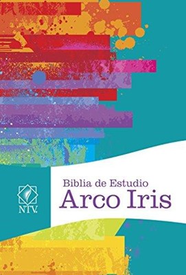 NTV Biblia de Estudio Arco Iris, multicolor tapa dura (Hard Cover)