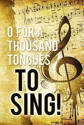 O For A Thousand Tongues to Sing Hymn Bulletin (Pkg of 50) (Bulletin)