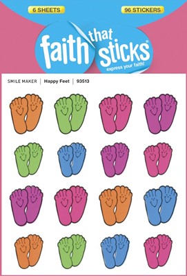 Happy Feet - Faith That Sticks Stickers (Stickers)