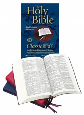KJV Classic Reference Bible, Black (Vinyl)