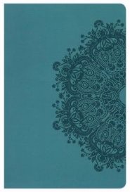 HCSB Ultrathin Reference Bible, Teal Leathertouch (Imitation Leather)