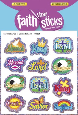 Jesus Is Lord - Faith That Sticks Stickers (Stickers)