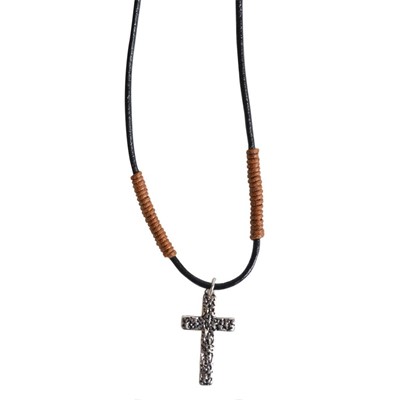 Faith Gear Hammered Cross Men's Necklace (General Merchandise)
