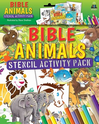Bible Animals Stencil Activity Book (Mixed Media Product)