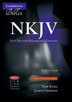 NKJV Pitt Minion Reference Edition, Brown Goatskin Leather (Leather Binding)