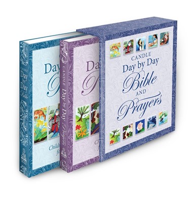 Candle Day By Day Bible And Prayers Gift Set (Hard Cover)