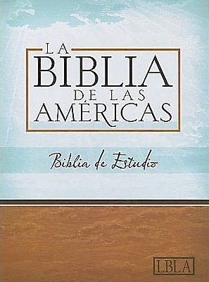 LBLA Biblia de Estudio, borgoña piel fabricada con índice (Bonded Leather)