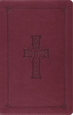 ESV Large Print Thinline Reference Bible Trutone, Burgundy (Imitation Leather)