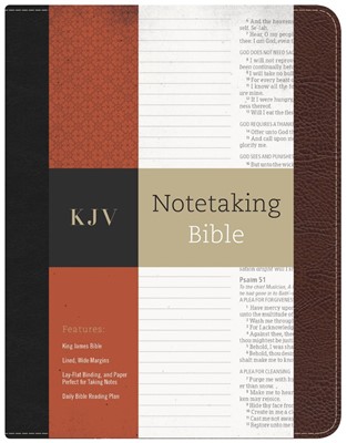 KJV Notetaking Bible (Bonded Leather)