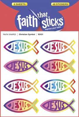 Christian Symbol - Faith That Sticks Stickers (Stickers)