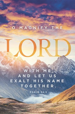 O Magnify The Lord Bulletin (Pack of 100) (Bulletin)