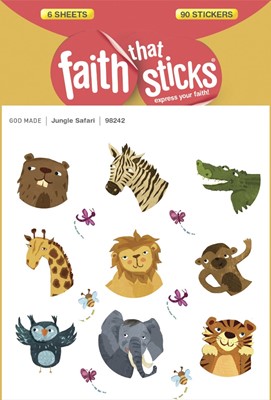 Jungle Safari - Faith That Sticks Stickers (Stickers)