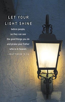 Let Your Light Shine Scripture Series Bulletin (Pkg of 50) (Bulletin)
