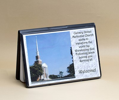 Attendance Registration Pad Holder with Front Cover Pocket - (Miscellaneous Print)