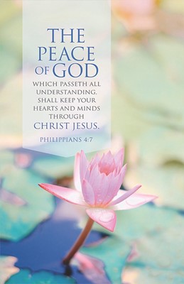 Peace Of God Bulletin (Pack of 100) (Bulletin)