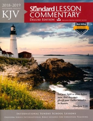 KJV Standard Lesson Commentary Deluxe Ed. 2018-2019 (Paperback)