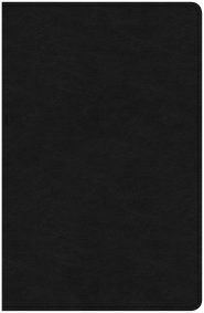 CSB Ultrathin Bible, Black Genuine Leather (Genuine Leather)