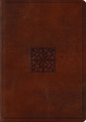 ESV Study Bible, Trutone, Walnut, Celtic Imprint Design (Imitation Leather)