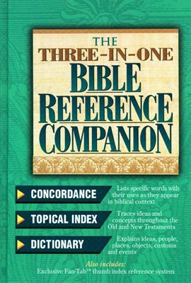 The Three-in-One Bible Reference Companion (Hard Cover)