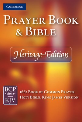 Heritage Edition Prayer Book And Bible (Hard Cover)