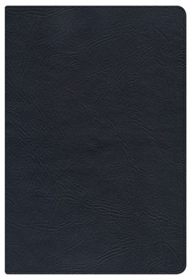 KJV Large Print Personal Size Reference Black, Indexed (Leather Binding)
