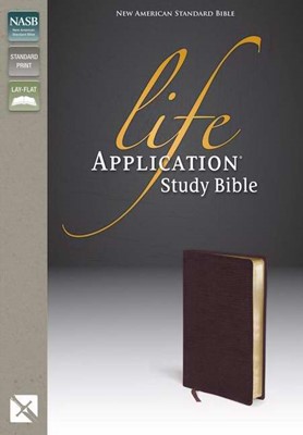 NASB Life Application Study Bible, Burgundy (Bonded Leather)
