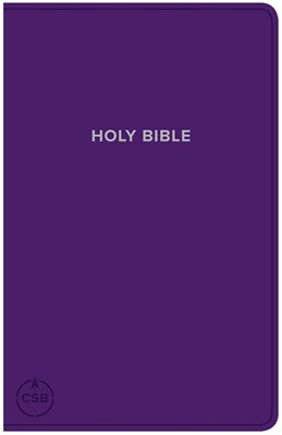 CSB Gift & Award Bible, Purple (Hard Cover)
