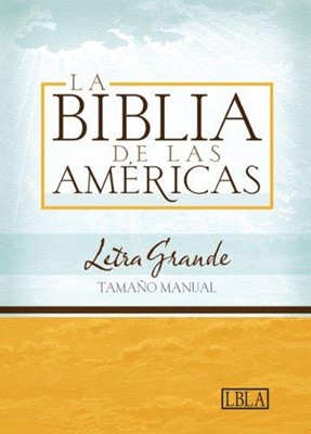 LBLA Biblia Letra Grande Tamaño Manual, negro piel fabricada (Bonded Leather)
