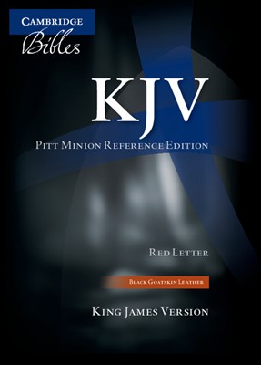 KJV Pitt Minion Reference Edition, Black Goatskin Leather (Leather Binding)