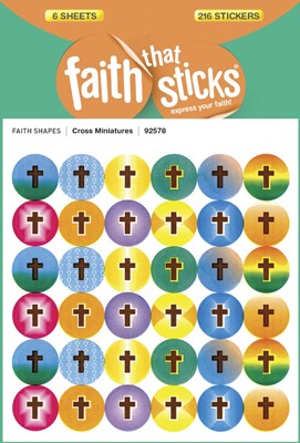 Cross Miniatures - Faith That Sticks Stickers (Stickers)