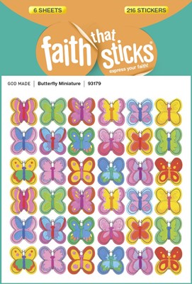 Butterfly Miniature - Faith That Sticks Stickers (Stickers)