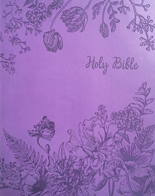 KJV Sword Study Bible, Giant Print, Purple (Imitation Leather)