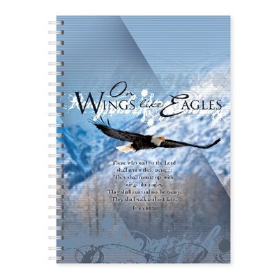 Wire-O-Hard Cover Journal Eagle Isiah 40:31 (Spiral Bound)