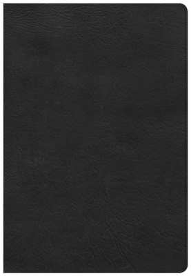 CSB Super Giant Print Reference Bible, Black Leathertouch (Imitation Leather)