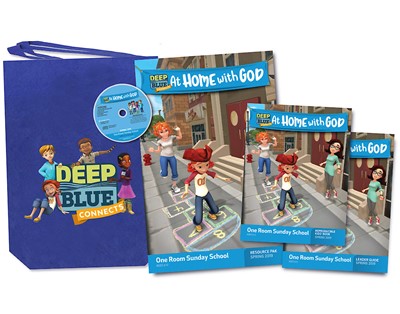 Deep Blue Connects At Home With God One Room Sunday School K (Kit)