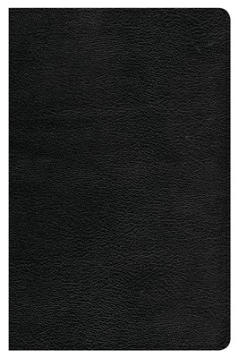 CSB Large Print Personal Size Reference Bible, Black (Genuine Leather)