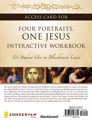 Access Card For Four Portraits, One Jesus Interactive Workbo (Paperback)