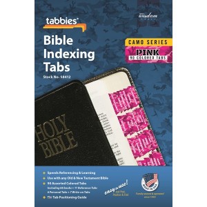 Bible Index Tabs Camo 'Pink' (Tabbies)
