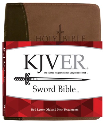 KJV Sword Study Bible, Giant Print, Brown (Imitation Leather)